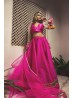 Rani Pink Color Designer Lehenga