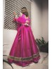 Rani Pink Color Designer Lehenga