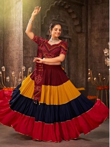Multicolor Indian Festival Lehenga