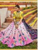 Festival Wear Pink Color Lehenga Set