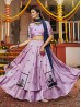 Indian Navratri Dusty Pink Color Lehenga