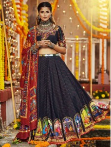 Navratri Digital Printed Work Lehenga