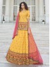 Yellow Color Designer Indian Lehenga