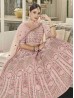 Pink Color Indian Designer Womens Lehenga