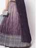 Purple Color Beautiful Look Designer Lehenga