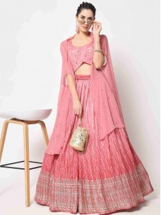 Pink Color Designer Stylish Lehenga