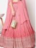 Pink Color Designer Stylish Lehenga