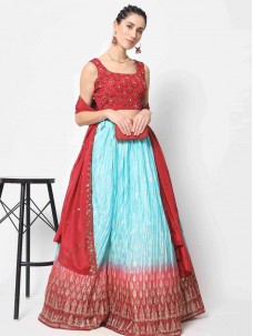 Multicolor Stylish Indian Lehenga