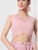 Pink Color Georgette Fabric Designer lehenga