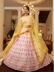 Beautiful Indian Designer Sangeet Lehenga