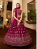 Deep Pink Color Indian Lehenga