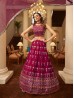 Deep Pink Color Indian Lehenga