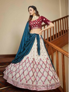 Reception Wear Designer Indian Lehenga