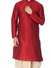 Maroon n Beige Color Dhoti Kurta