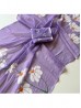 Flower Print Lavender Color Indian Saree