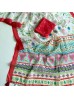 Flower Print Stylish Cotton Linen Saree