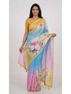 Printed Designer Indian Stylish Women's Saree
