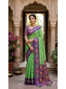 Cotton Linen Stylish Indian Stylish Saree