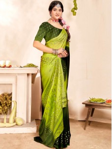 Indian Double Shade Party Wear Saree