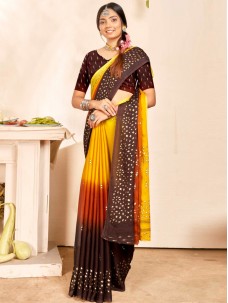 Party Wear Shaded Indian Saree