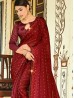 Maroon Color Designer Printed Saree