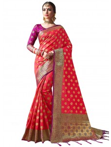 RED SILK SAREE