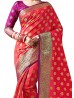 RED SILK SAREE