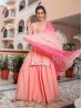 Peach Color Sharara Suit