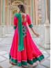 Pink and Green Color Bollywood Suit