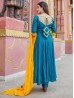 Blue Color Indian Palazzo Style Suit