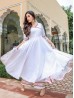 Ethnic Wear White Color Suit