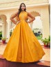 Mustard Yellow Color Designer Suit