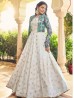 White Color Designer Long Length Gown