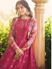 Pink Color Indian Stylish Long Length Gown