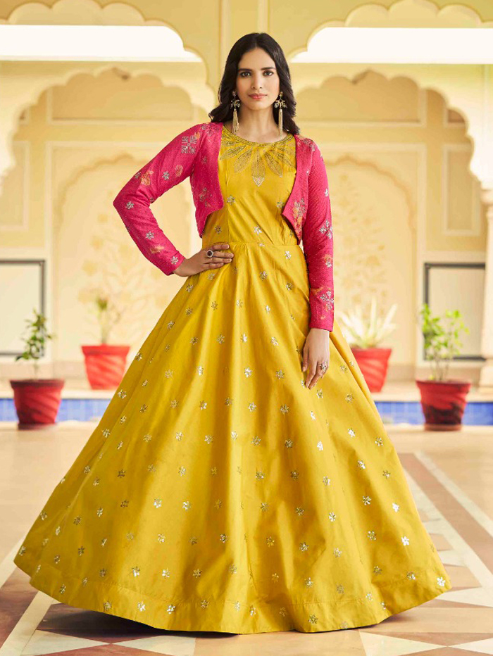 Trendy Indo-Western Gowns - Fusion Fashion at Its Best - Seasons India