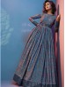 Long Length Designer Printed Gown