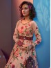 Peach Color Designer Gown