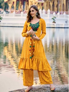 Designer Three Peace Co-Ord Suit Set