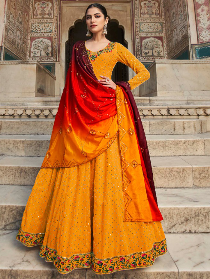 Gown Style Anarkali Suit at Rs 800 | Georgette Long Frock in Surat | ID:  22961016997