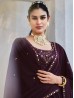 Purple Color Indian Designer Kurta Palazzo and Dupatta Suit Set