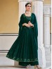 Indian Designer Beautiful Green Color Suit Set