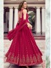 Pink Color Wedding and Festival Wear Long Suit