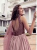 Pink Color Shaded Indian Gown Style Suit 