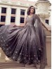 Purple Color Shaded Indian Style Long Length Gown Style Suit
